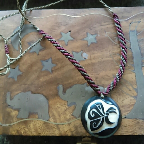 Hawaiian butterfly necklace