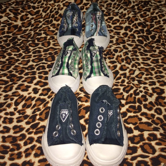 NEW SIZE 3 TODDLER BOY SLIP ON SNEAKERS - Picture 1 of 4