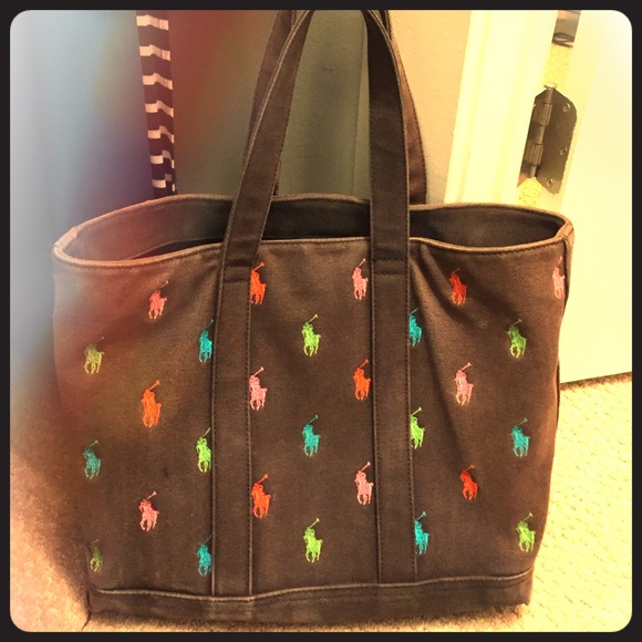 Polo Ralph Lauren Handbags - SALE:🐴Polo Ralph Lauren tote! Gorgeous colors😍