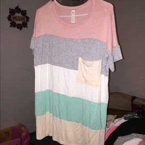 Boutique colorblock tee
