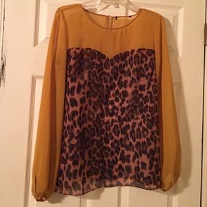 Leopard blouse