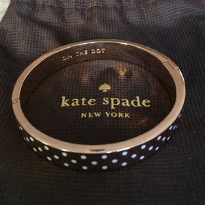 Kate Spade "on the dot" cuff bracelet