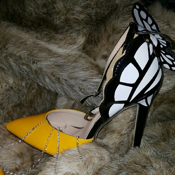Adorable butterfly heels