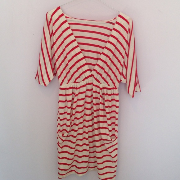 Stripped casual dress - Picture 1 of 2