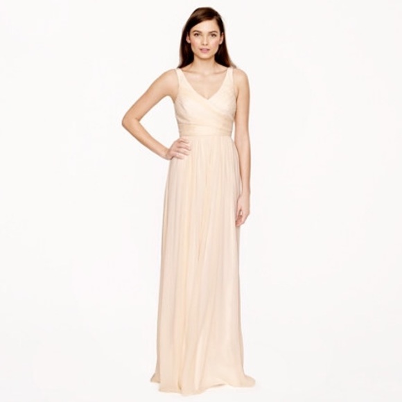 J Crew Heidi Chiffon Gown