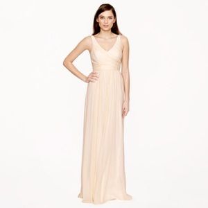 J Crew Heidi Chiffon Gown