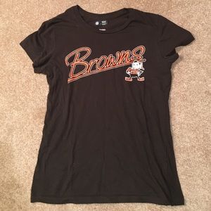 Cleveland Browns crew neck t shirt