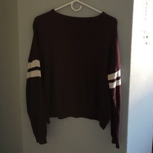 Adorable Maroon Sweater