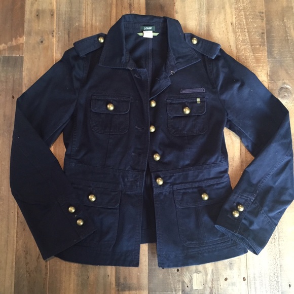J.Crew Navy Military Inspired Jacket