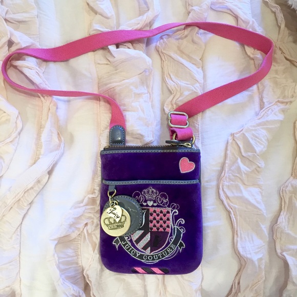 Juicy Couture Purple Crossbody Bag - Picture 1 of 4