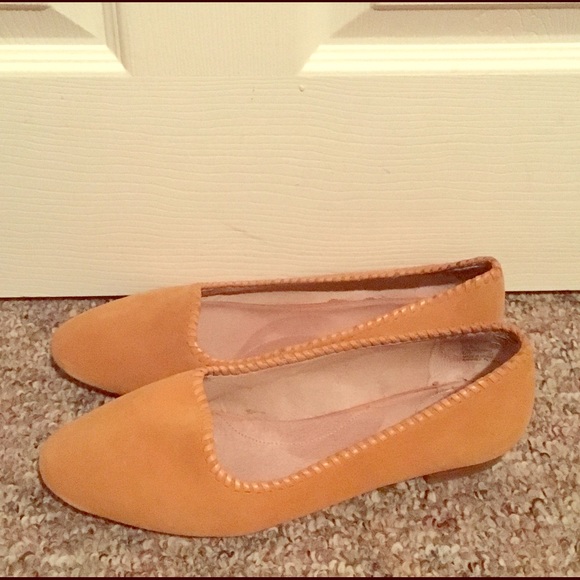 Yellow ballet flats