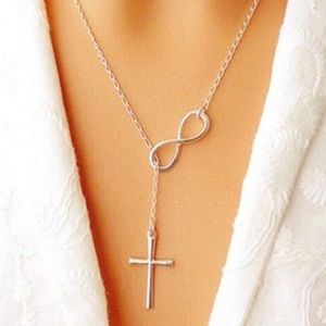 New Infinity Cross Necklace