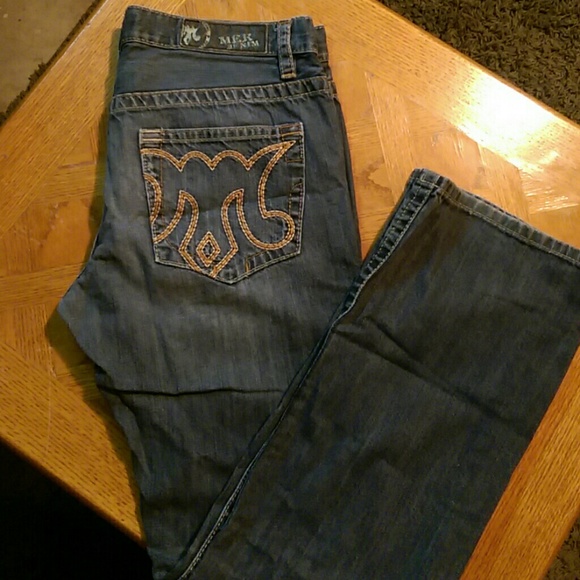 *MEK Carlson slim boot denim jeans.