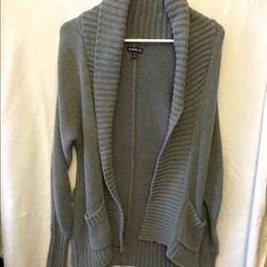 Gray cardigan