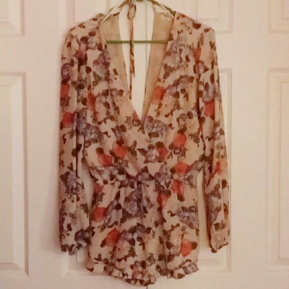 Floral Romper - Picture 1 of 4