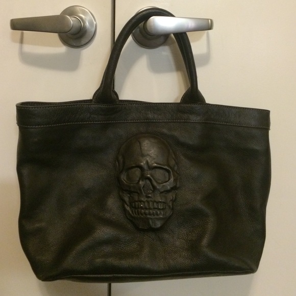 Skull tote made in Florence