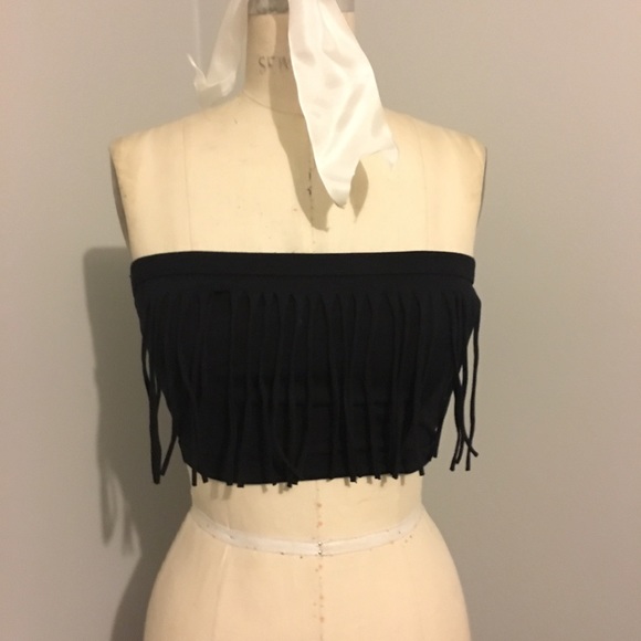 Urban Outfitters Fringed Bandeaux Top
