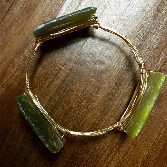 💕 Gold wire handmade bangle 💖