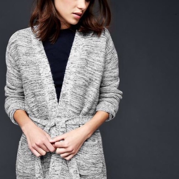 Tie Waist Chunky Cardigan - Picture 2 of 4