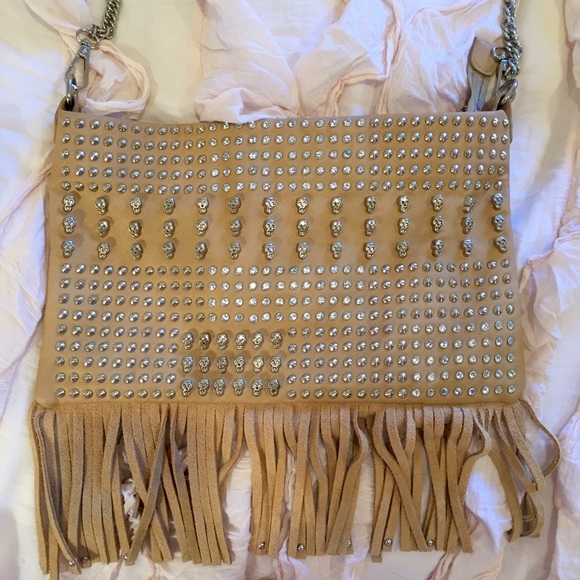 Luna B Gold Crossbody Purse - Picture 1 of 4