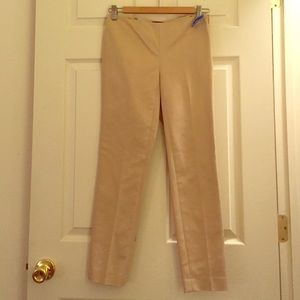 Petite beige work pants by Vince Camuto