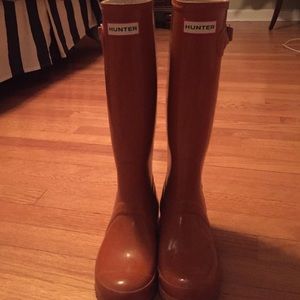 Orange Hunter Boots