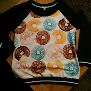 # Nwot, bongo doughnuts sweater.