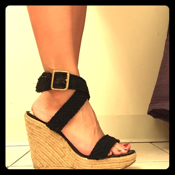 Steve Madden Shoes - Black Steve Madden wedges