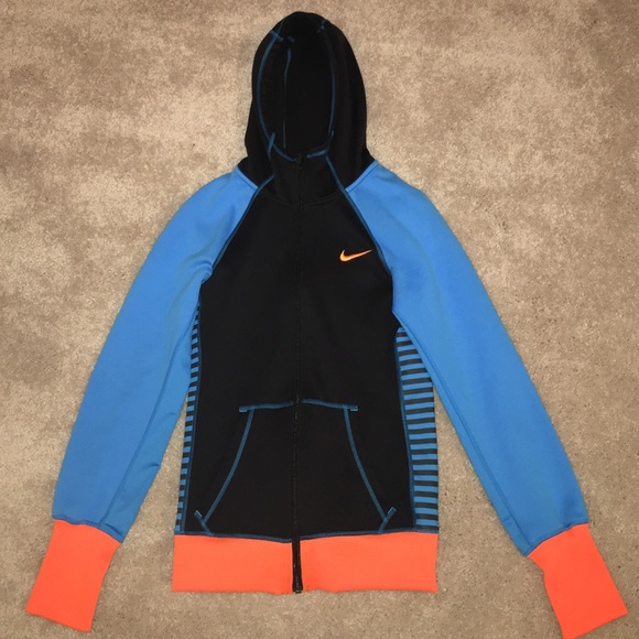 fitted Nike warm-up jacket
