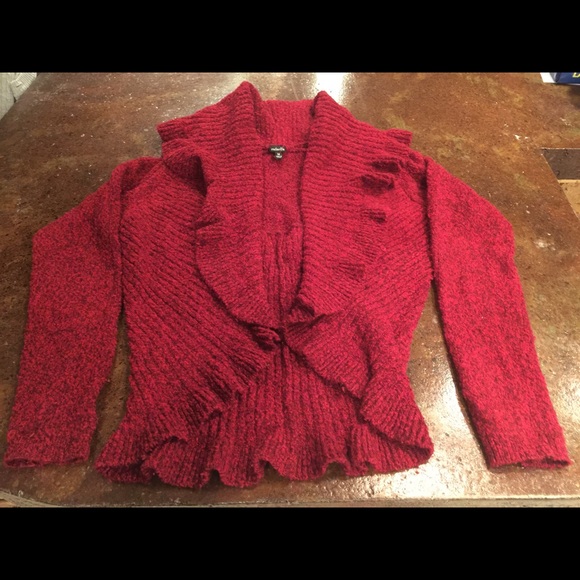 Shrug red sweater