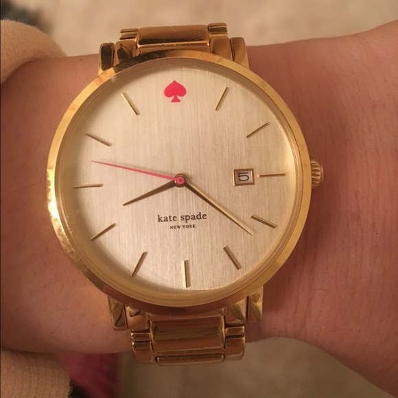 Kate Spade gold/pink watch