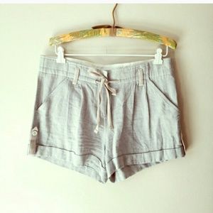 J Crew linen-blend shorts- size 8