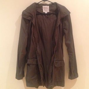 Olive Green Cargo Jacket