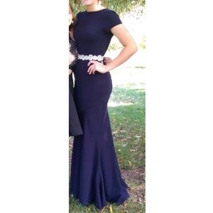 open back prom/formal dress