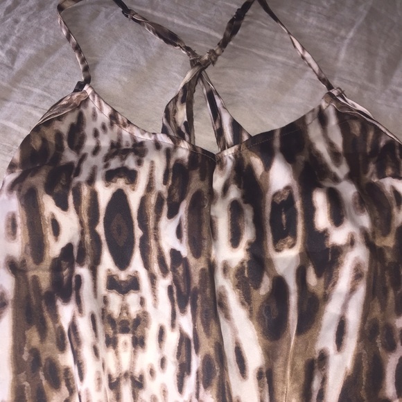 Multicolored brown and black leopard romper - Picture 3 of 4