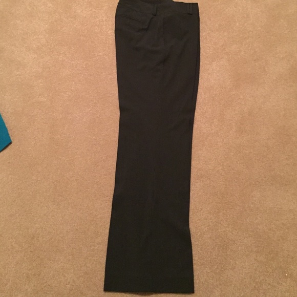 Dressy/casual pinstripe slacks.