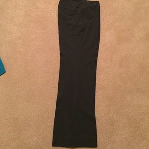 Dressy/casual pinstripe slacks.