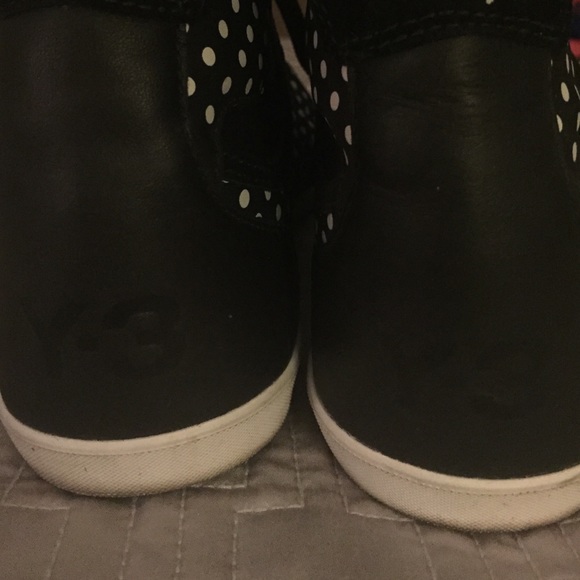 Black and White Hightop Sneaks - Picture 4 of 4