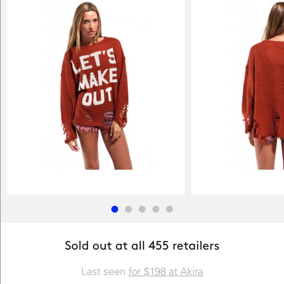 wildfox lets make out sweater - Picture 2 of 4