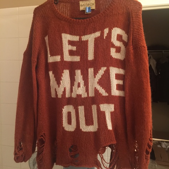 wildfox lets make out sweater - Picture 3 of 4