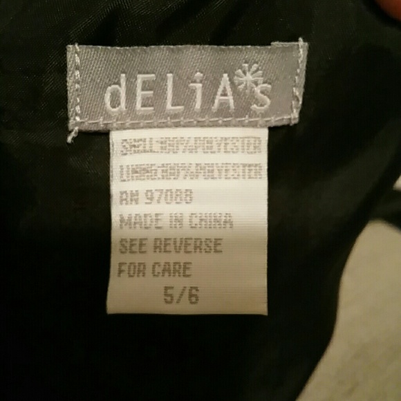 Delias Little Black Dress, size 5/6 - Picture 4 of 4