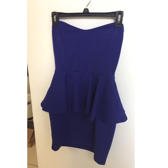 Lush Peplum Dress - Picture 1 of 1