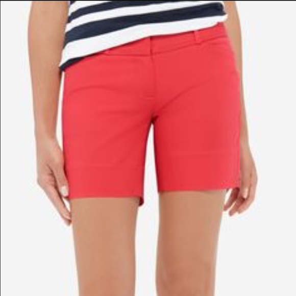Limited Fire Red Long Shorts