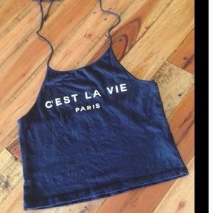 BRANDY MELVILLE HALTER TOP