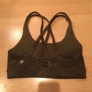 Lululemon camo sports bra