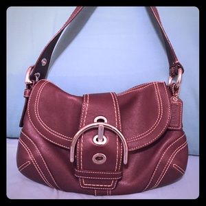 Brown Leather Coach Purse
