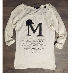 Maison Scotch 3/4 Sleeve Tee