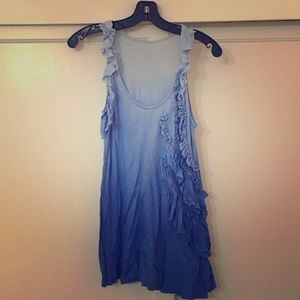 Ella Moss purple ruffle top