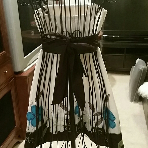 Beautiful fun cotton spring semi formal dress - Picture 3 of 4