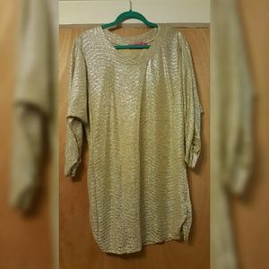 Kelly Metallic T-shirt Dress